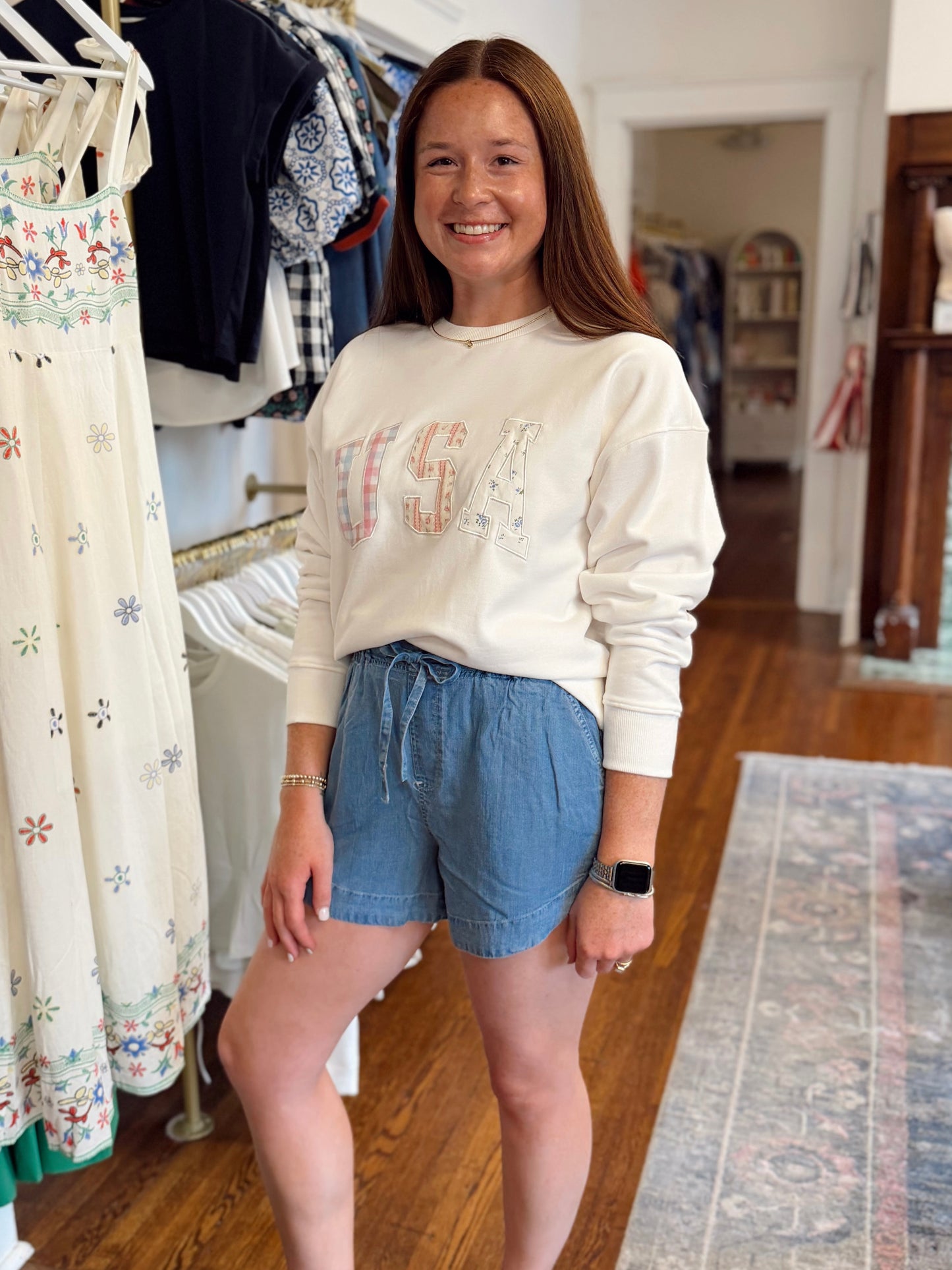 USA Patchwork Sweatshirt
