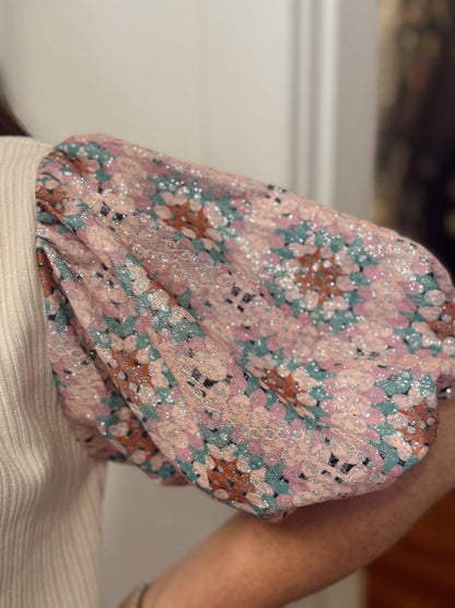 Carmine Corduroy Puff Sleeve Top