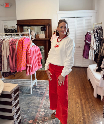 Maryland Crab Sweater