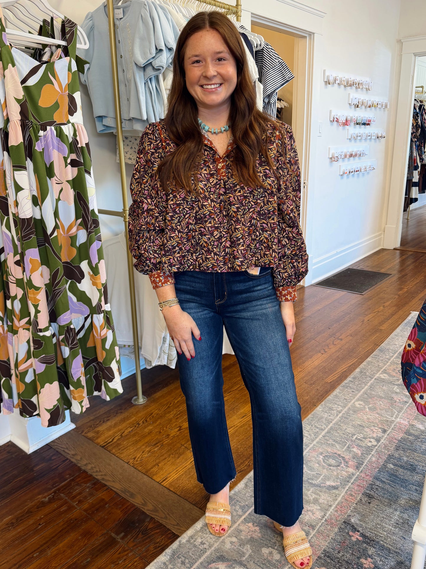 The Arlin Deep Blue Mid Rise Jeans