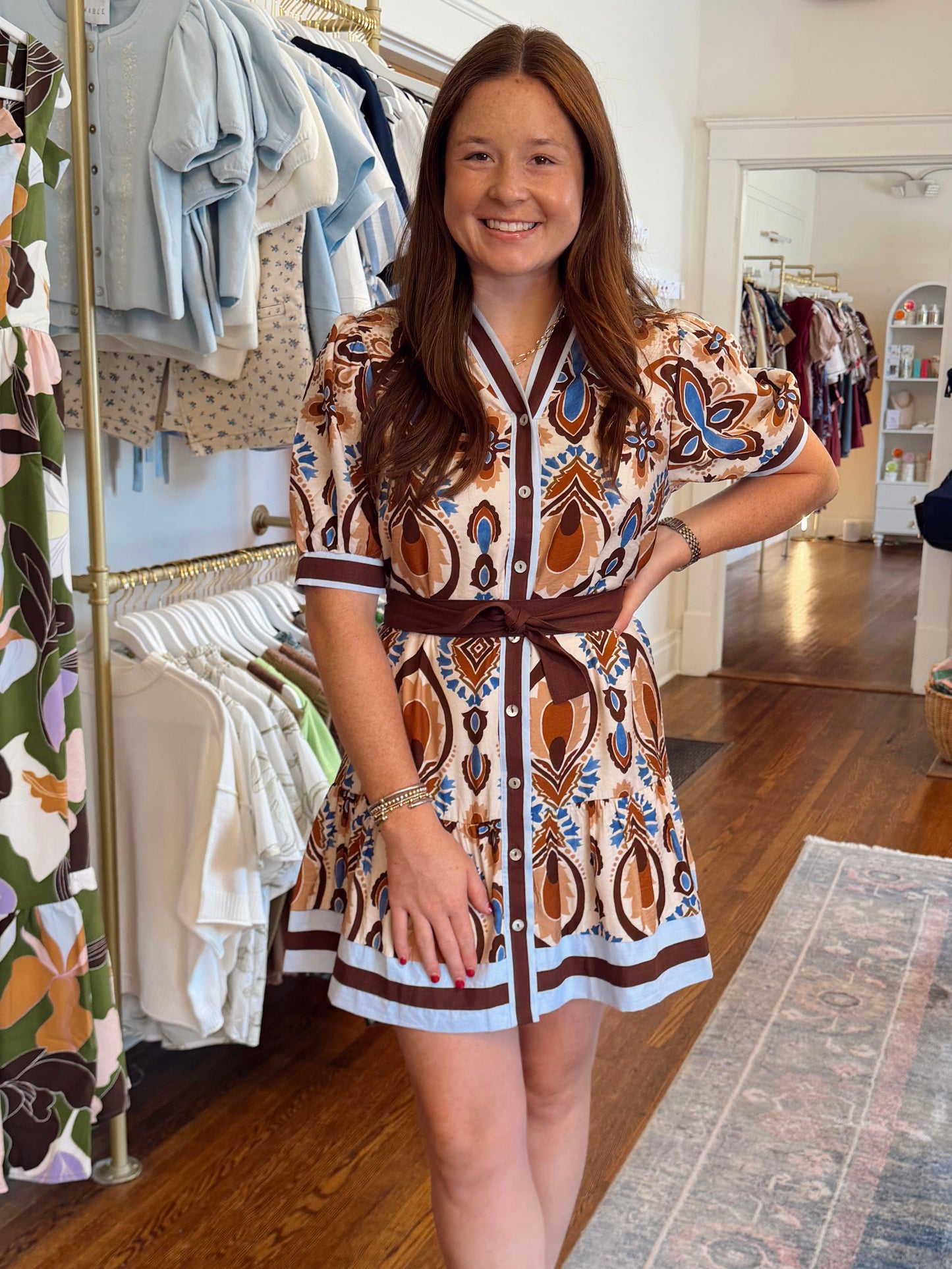 Makenzie Fall Tie Dress
