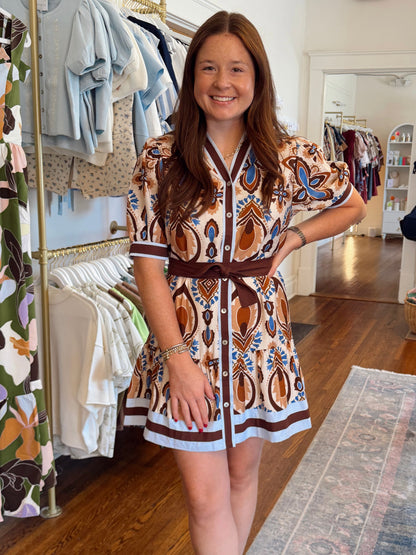 Makenzie Fall Tie Dress
