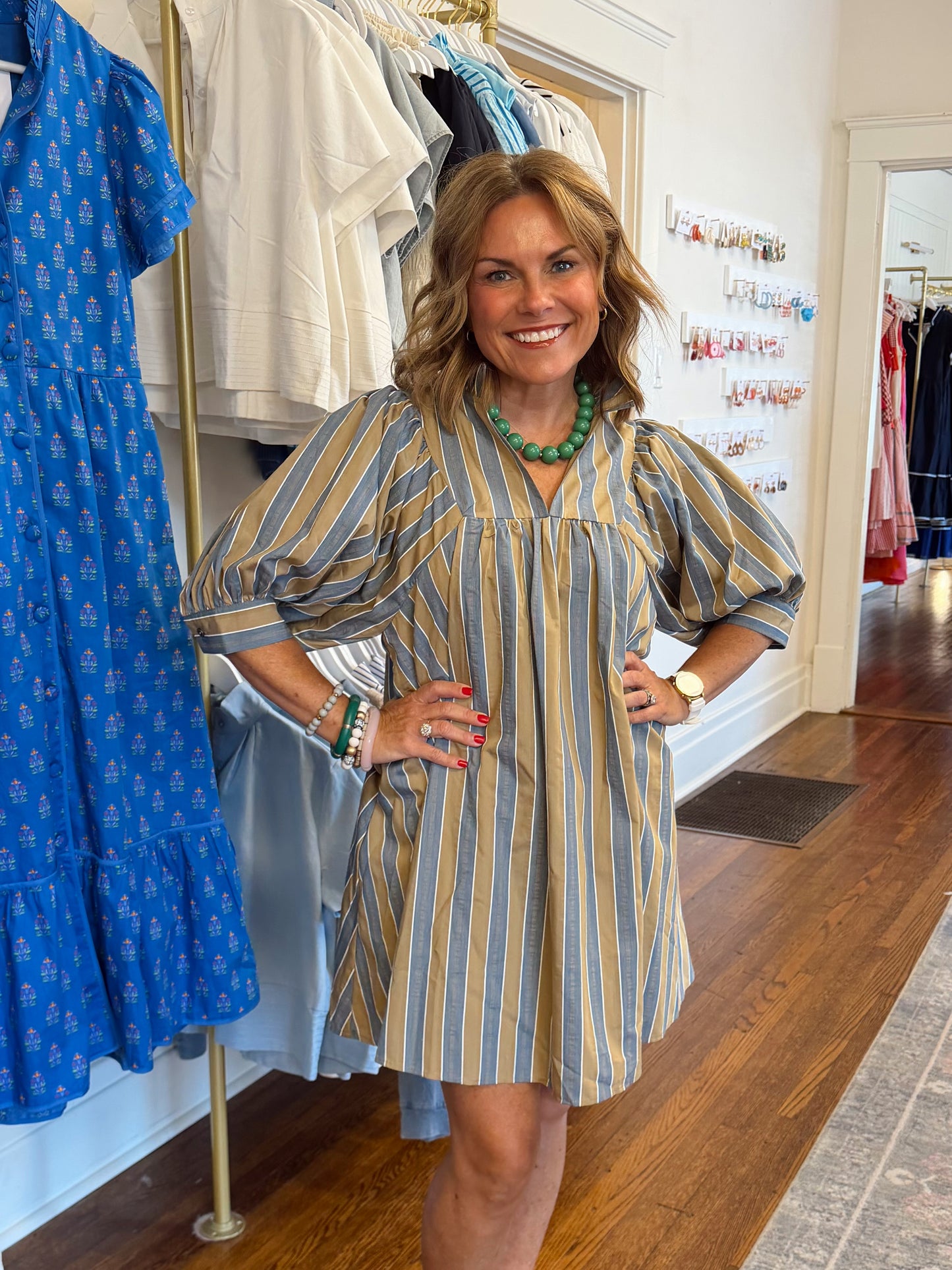 Hazel Fall Stripe Dress