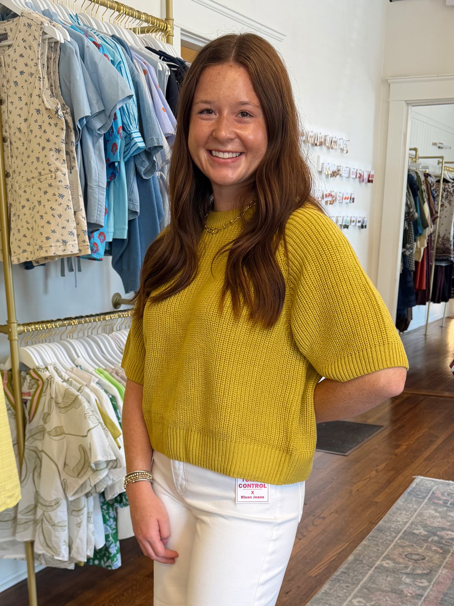 Dylann Short Sleeve Sweater
