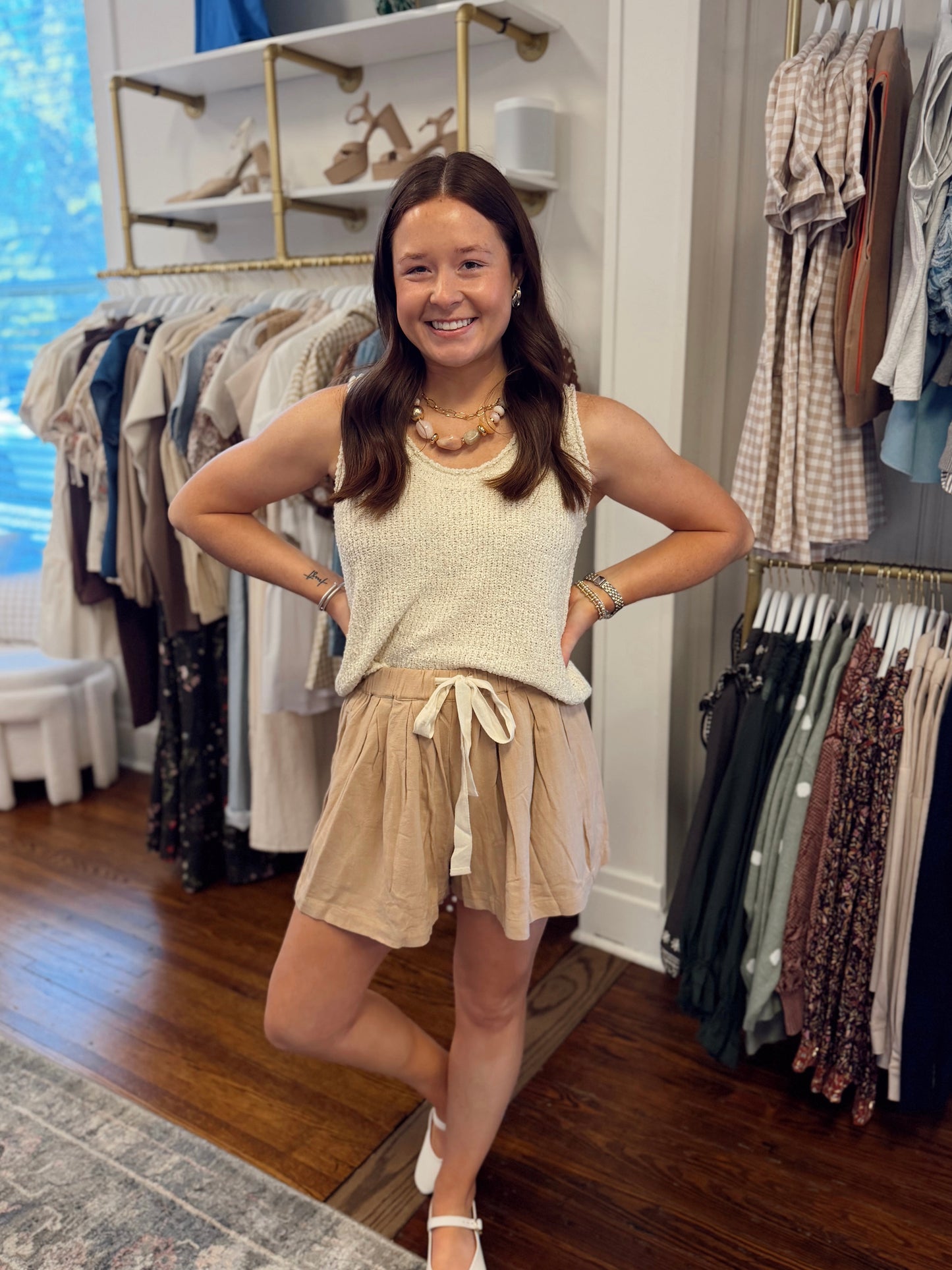 Twila Drawstring Shorts