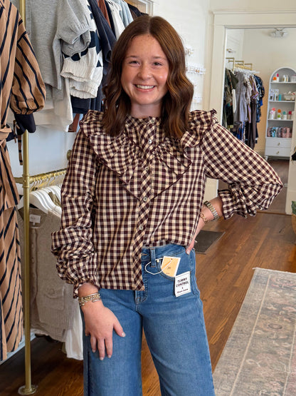 Trudy Checkered Button Down