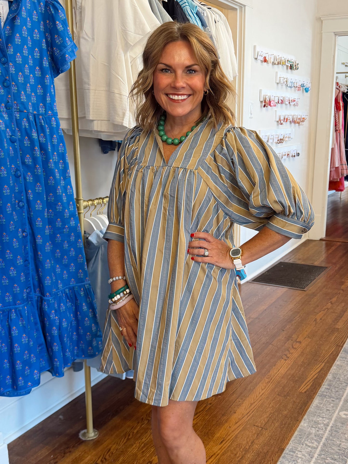 Hazel Fall Stripe Dress