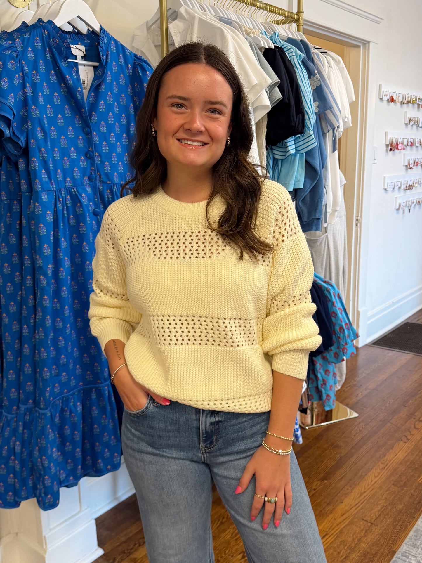 Tova Pointelle Sweater