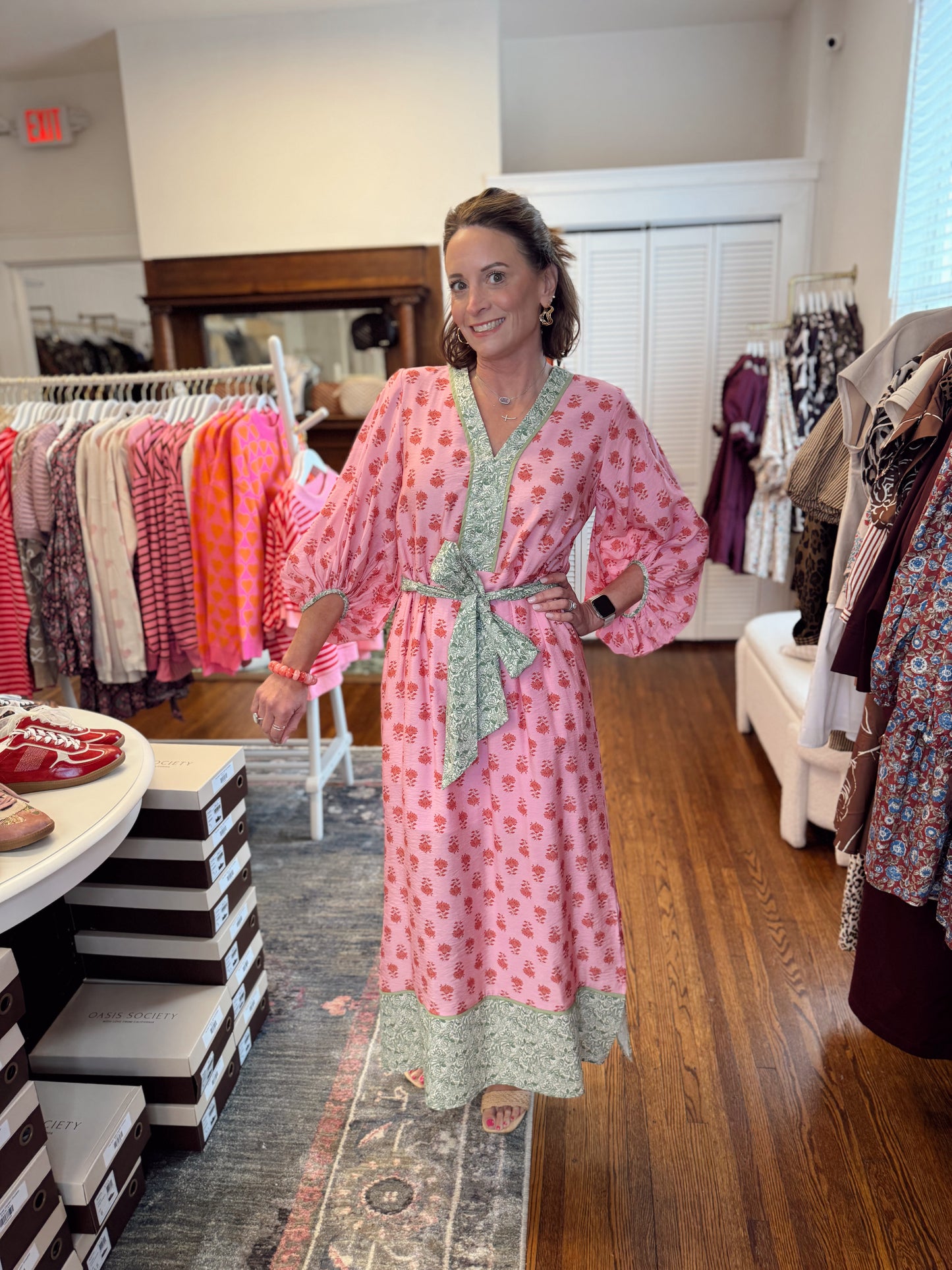 Pretty in Pink Maxi Dress