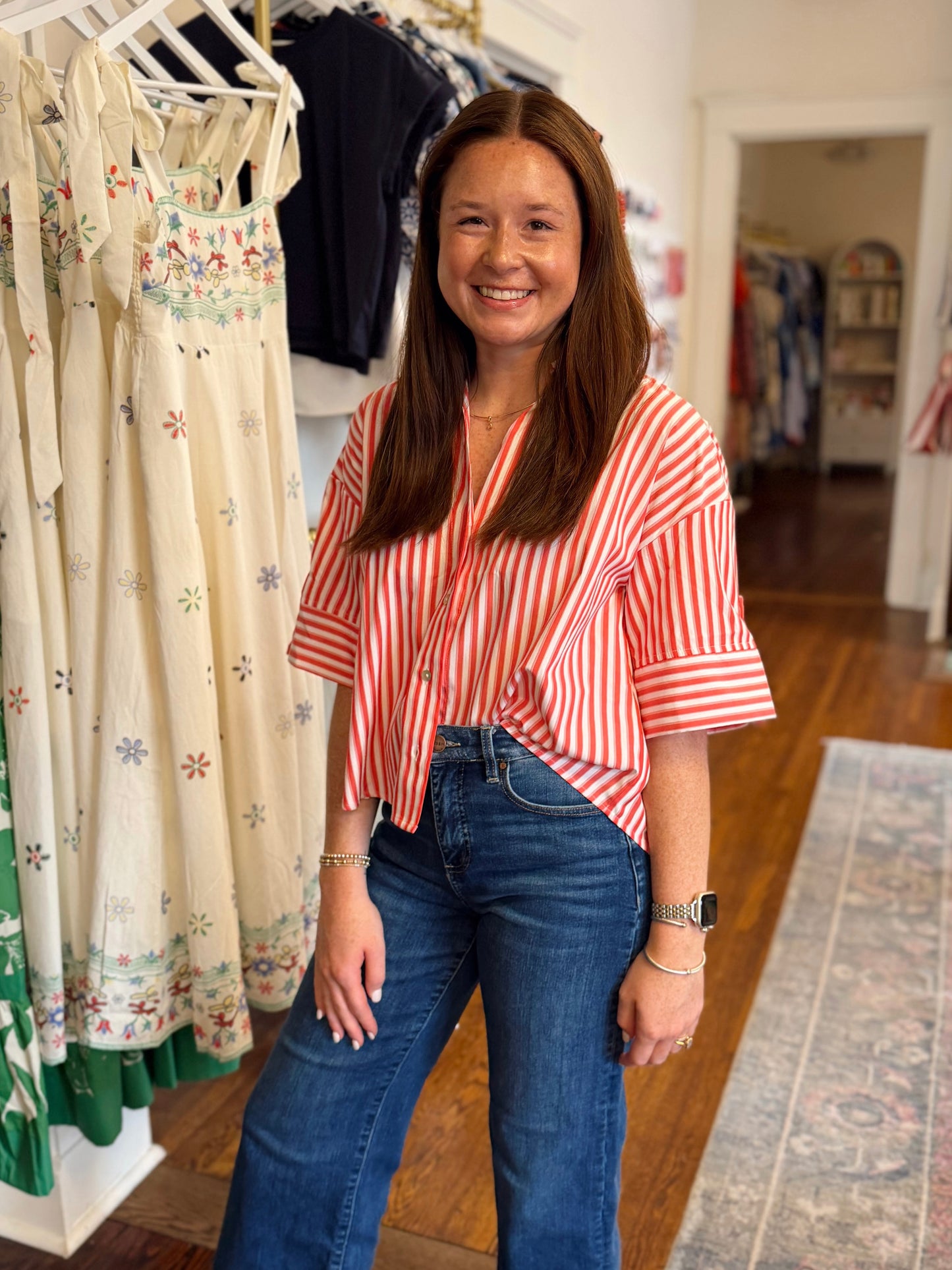 Summer Kickoff Top - Red