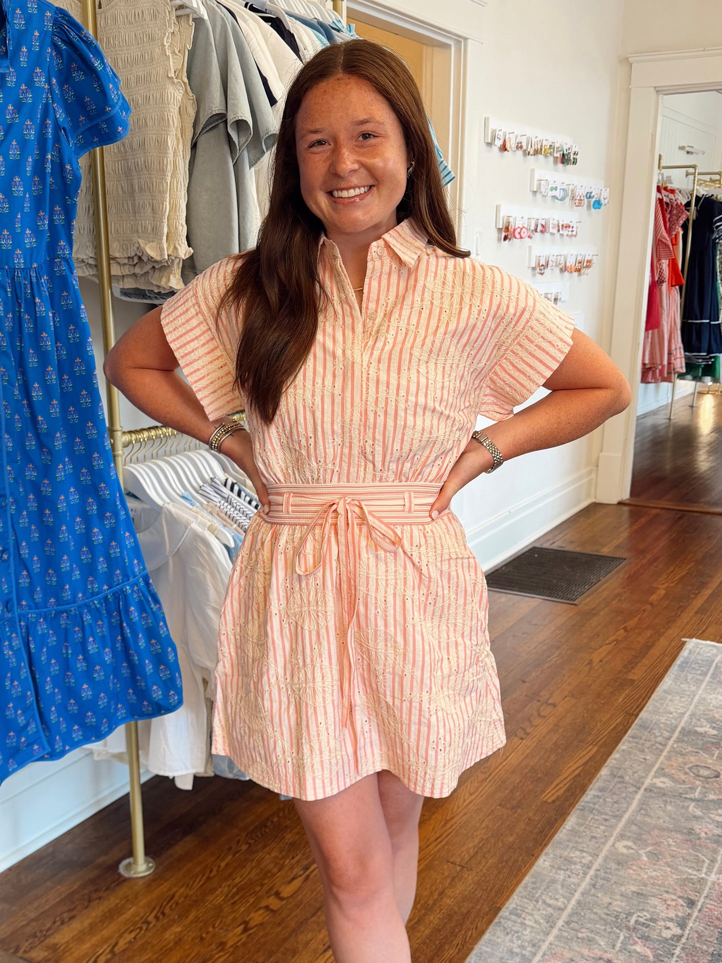 Erin Embroidered Eyelet Dress