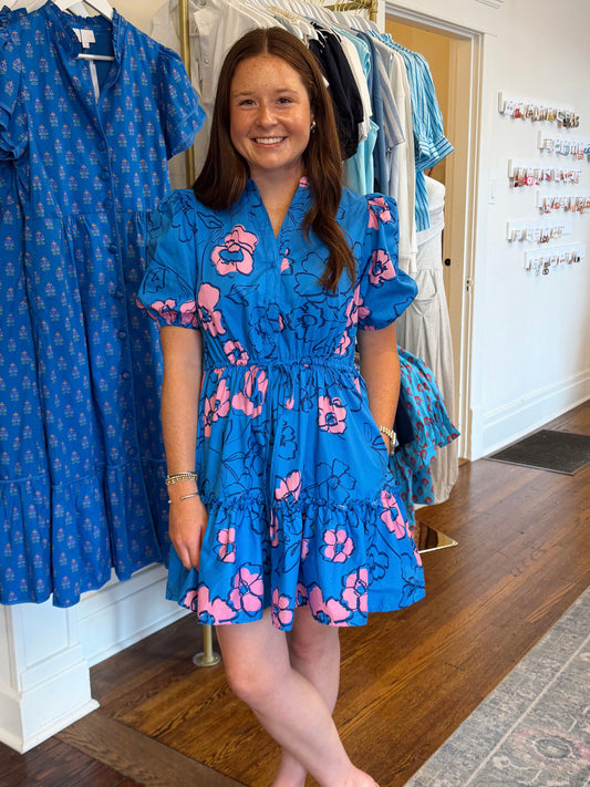 Stacie Cosmic Poppy Dress