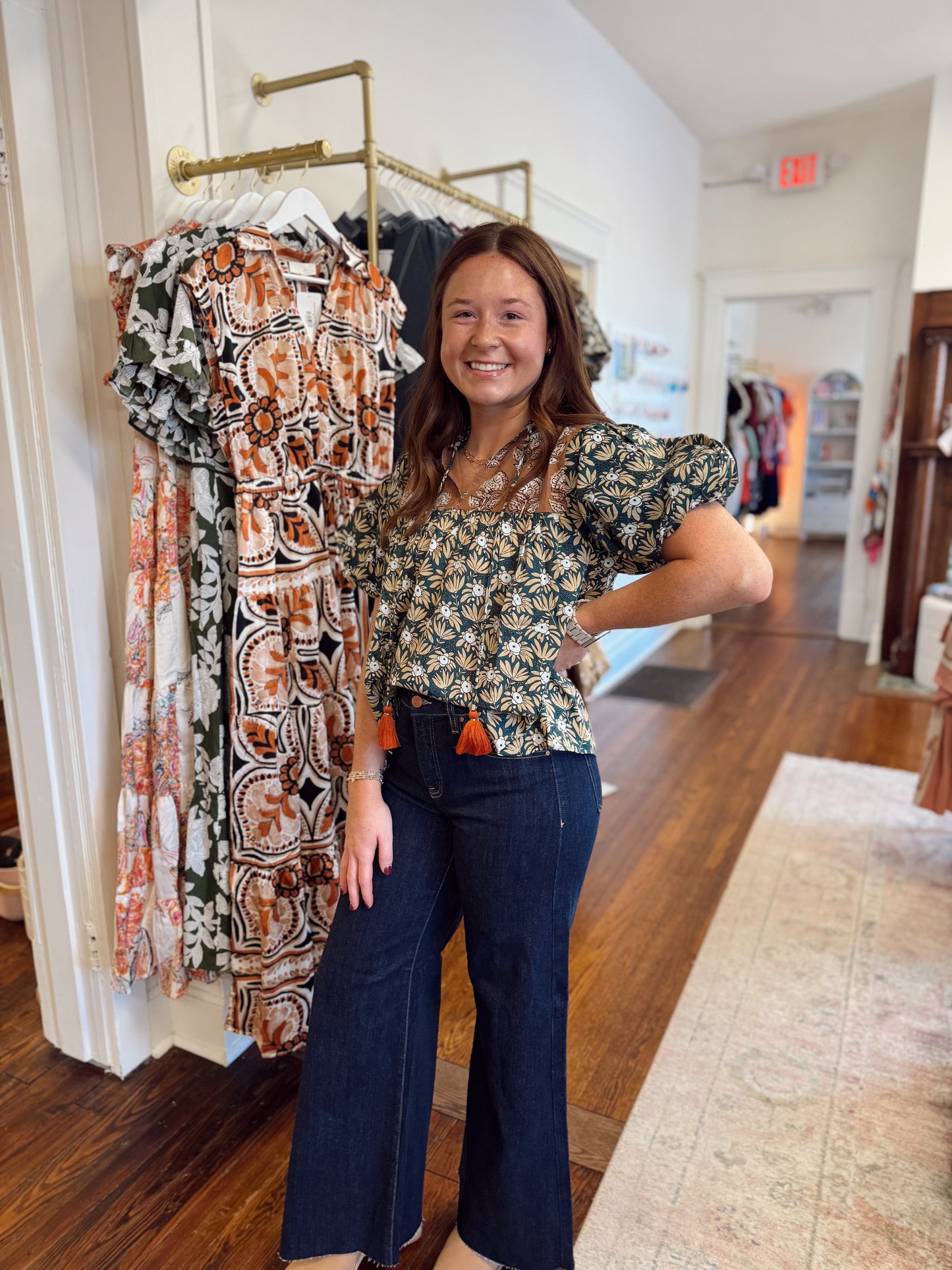 Forever Floral Detailed Top