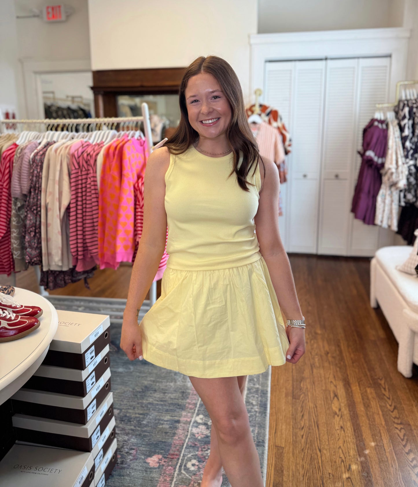 Sunny Knit Skort Set