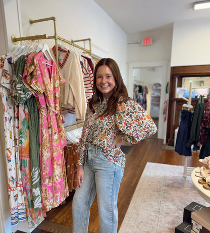 Felicity Floral Button Down