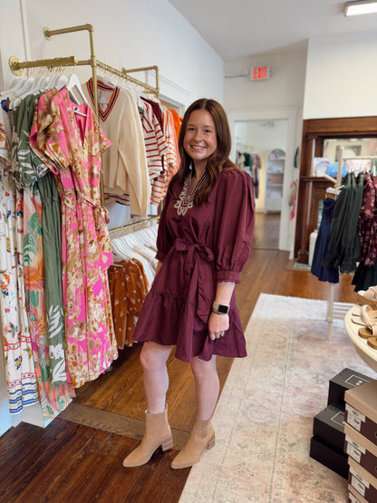 Sugarplum Embroidered Dress