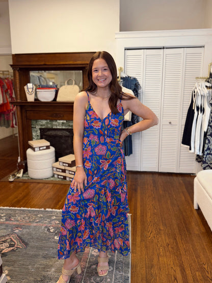 Wendey Floral Wrap Maxi Dress