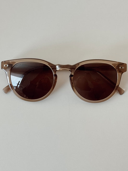 Tate Light Crystal Brown Polarized Sunglasses