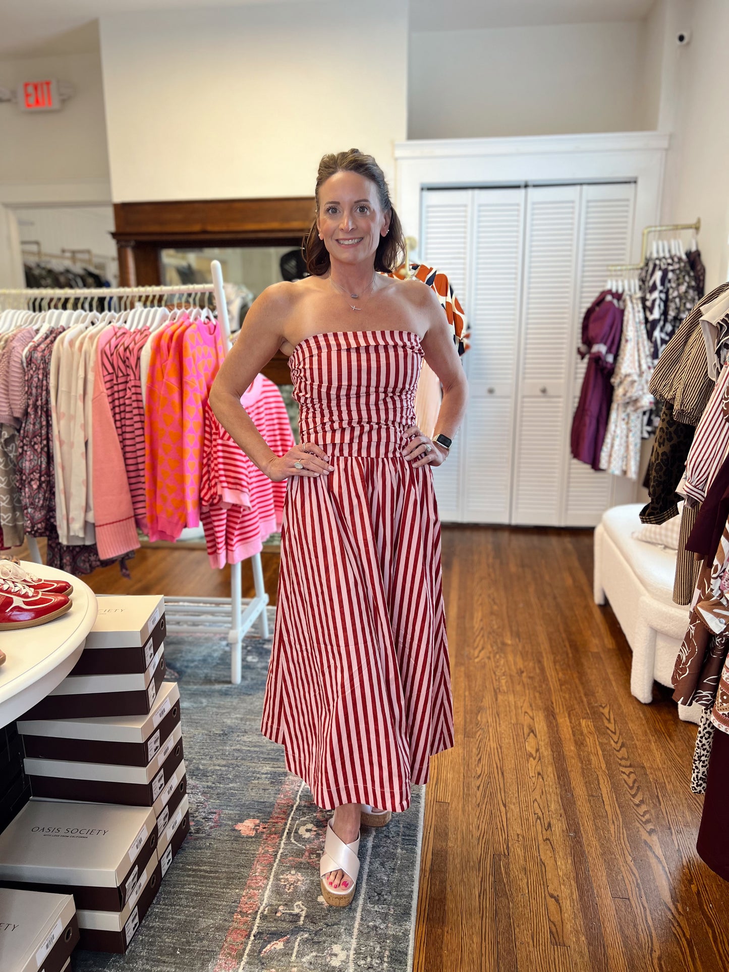 Whitney Strapless Maxi Dress