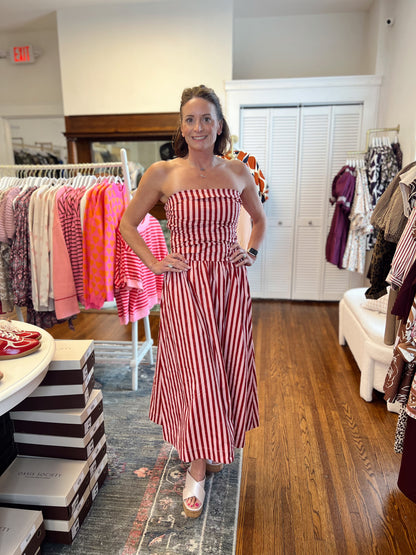 Whitney Strapless Maxi Dress