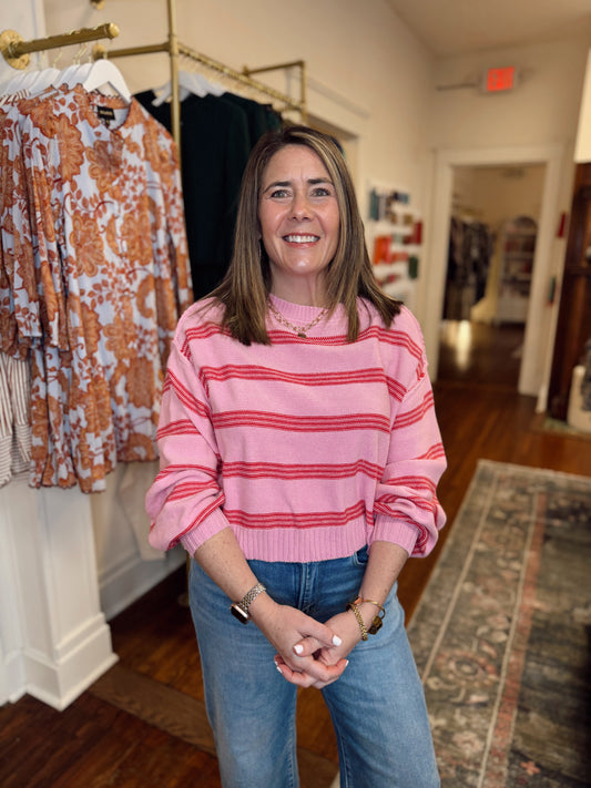 Reese Lightweight Sweater - Pink