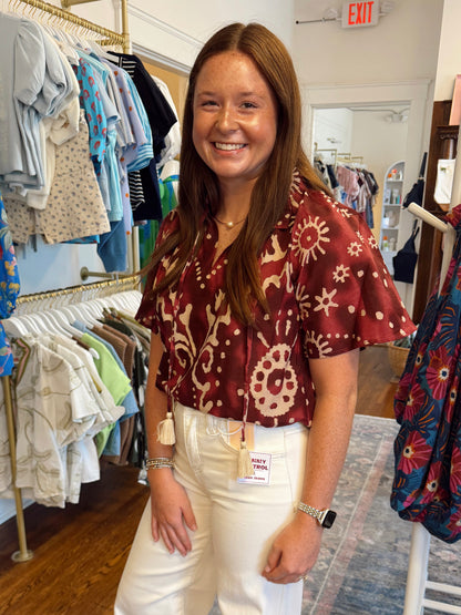 Sierra Tie Tassel Top