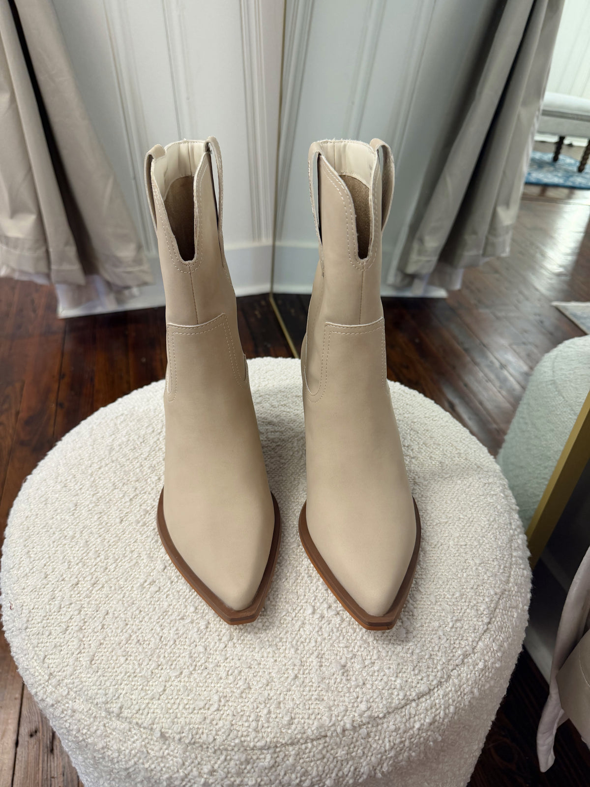 The Trudy Light Grey Boot