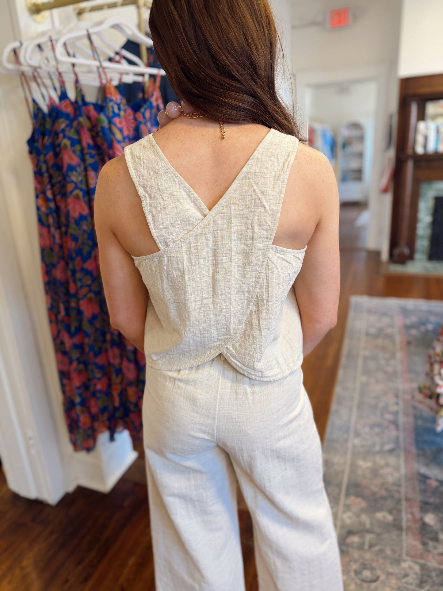 Raleigh Pleated Linen Pants