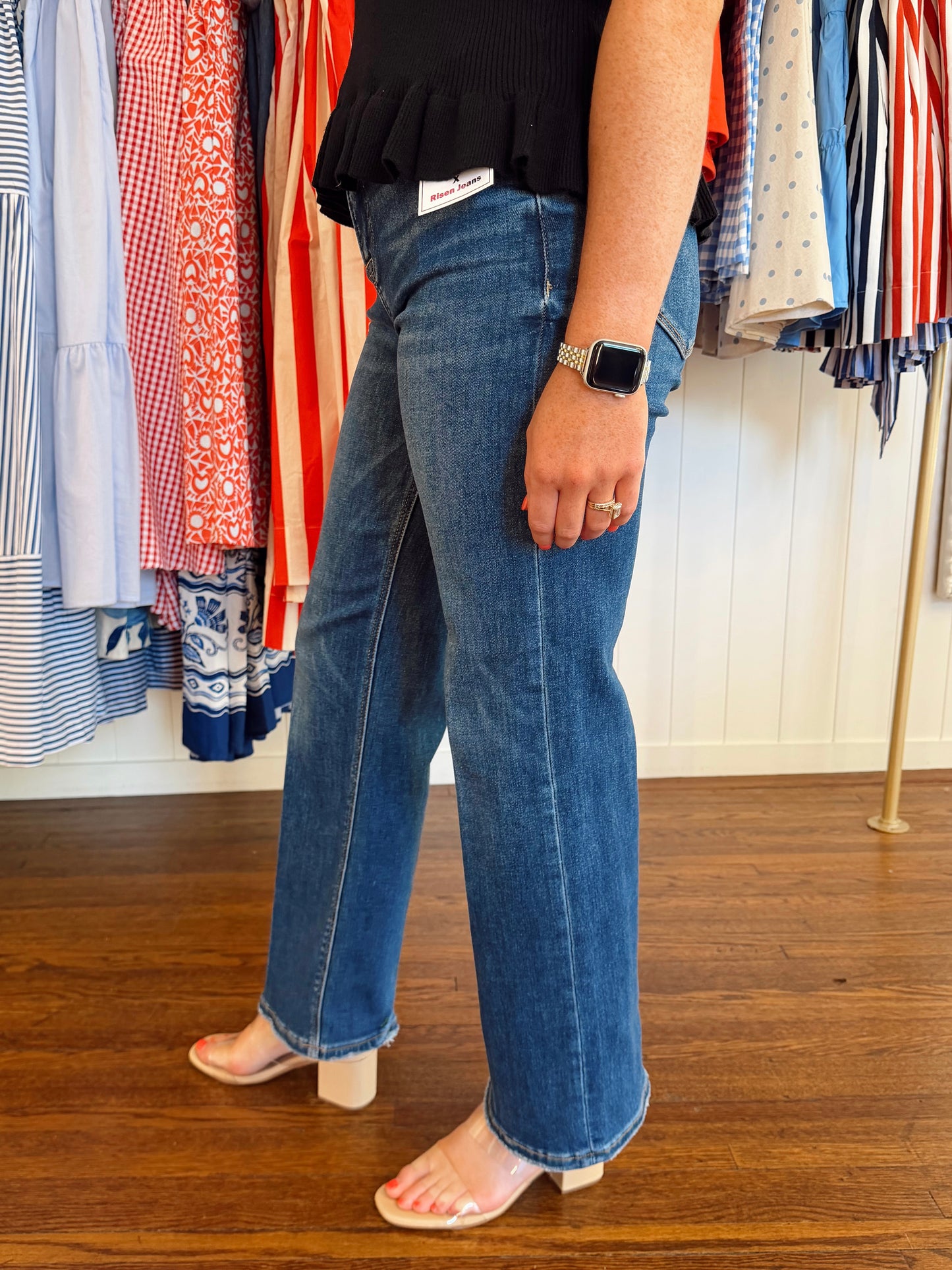 The Madeline Tummy Control Detail Jeans