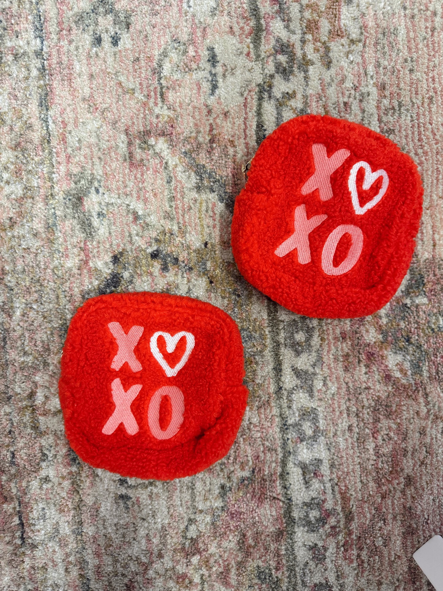 XOXO Square Teddy Pouch