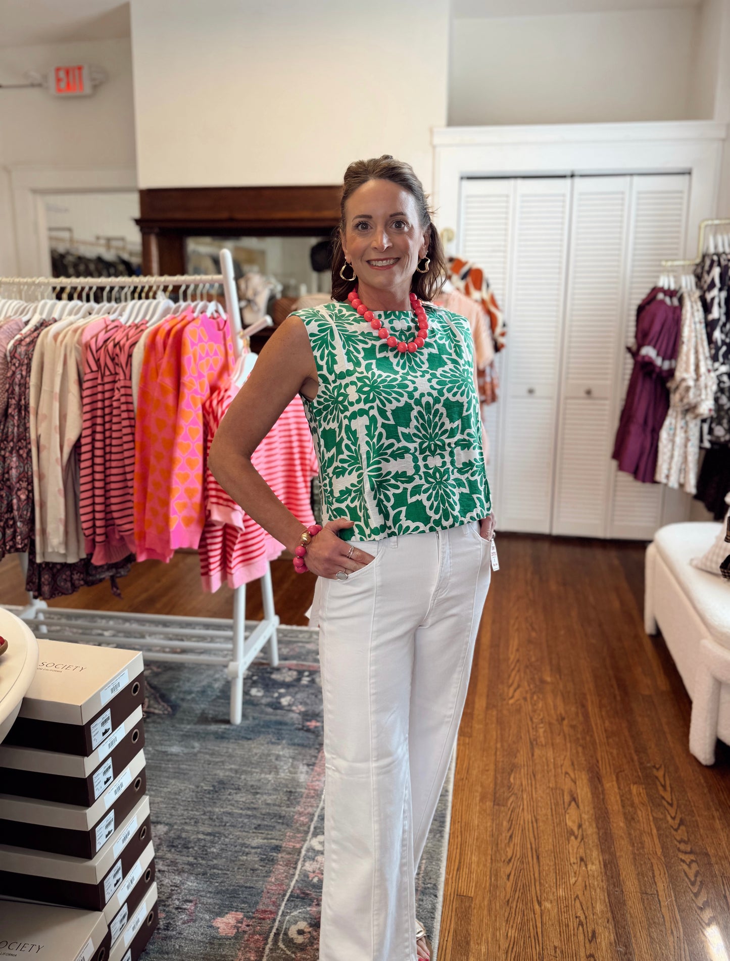 Wynette Floral Sleeveless Top