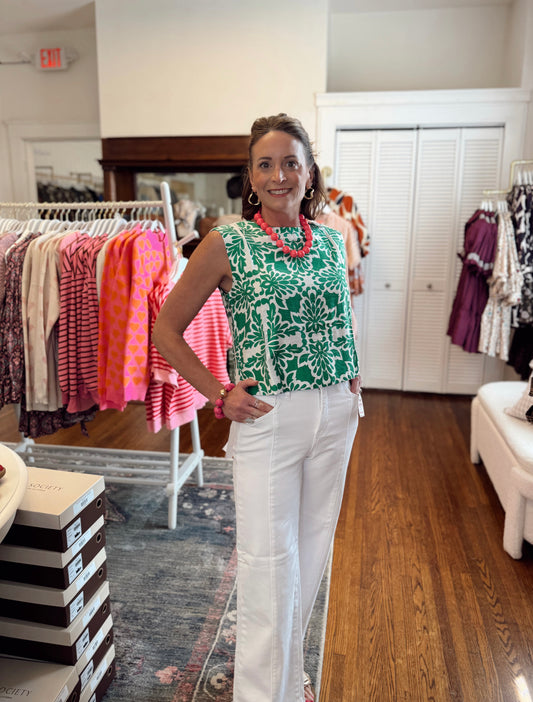 Wynette Floral Sleeveless Top