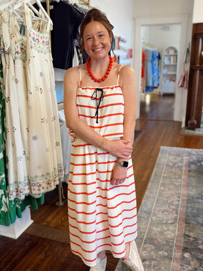 Rosie Red Stripe Skirt
