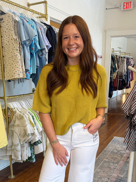 Dylann Short Sleeve Sweater