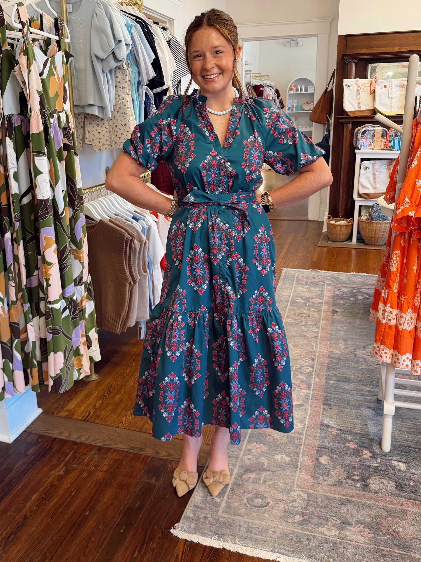 Wynette Tiered Midi Dress