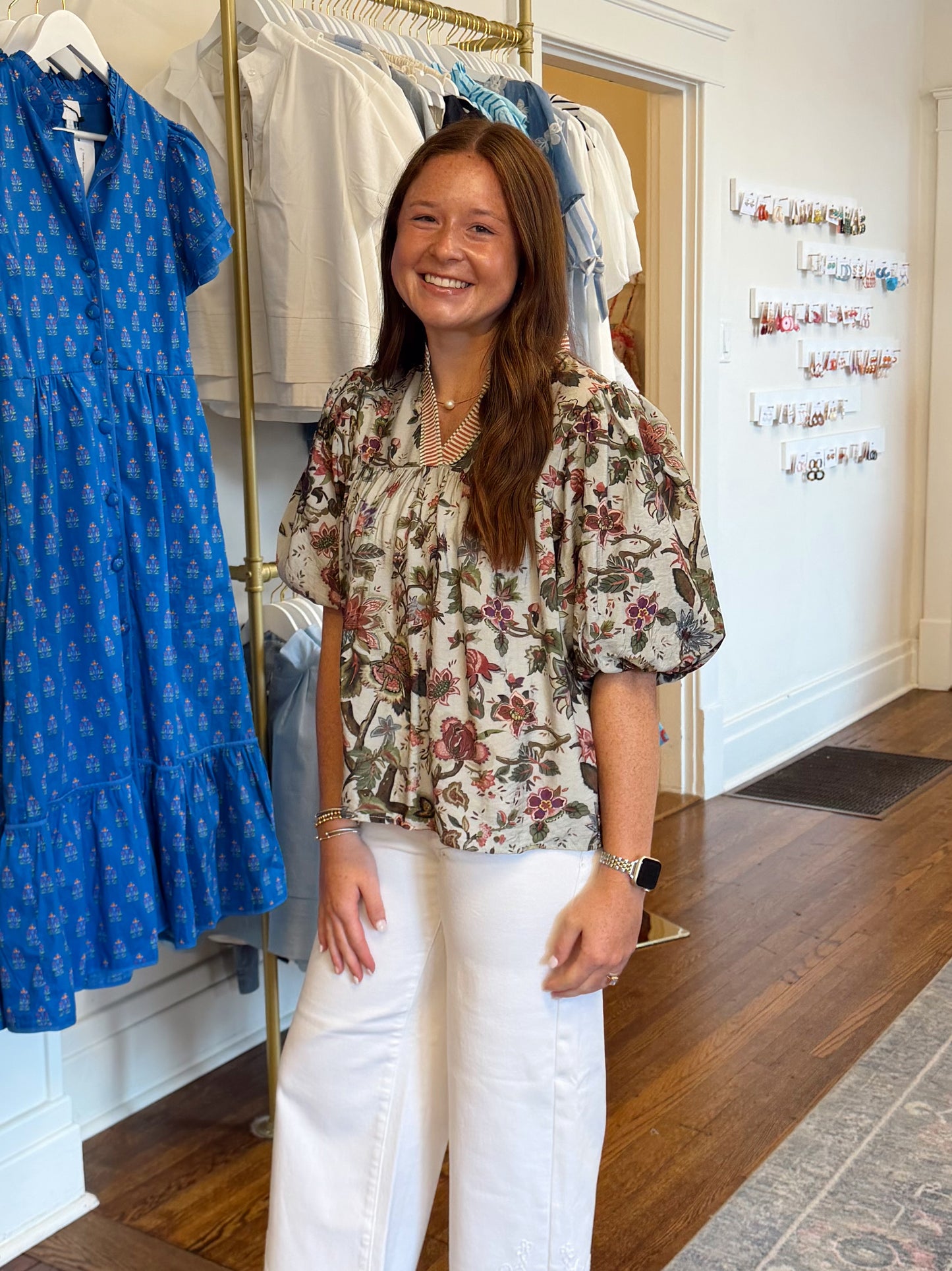 Allie Fall Floral Top
