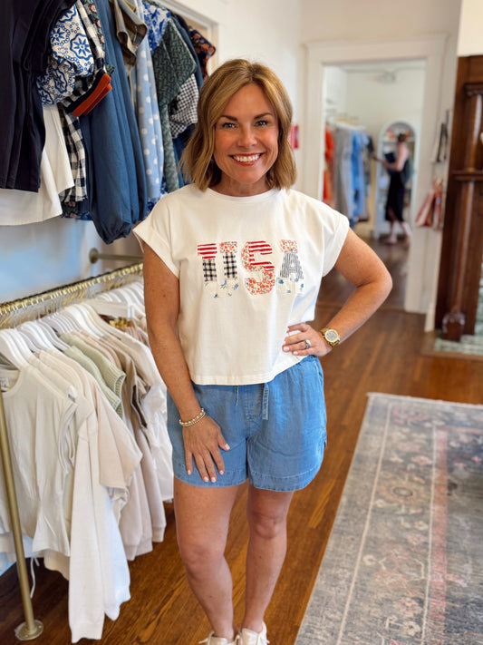 USA Patchwork Shirt