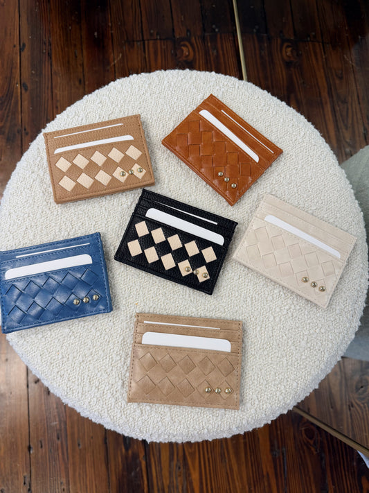 Mariah Woven Card Holder