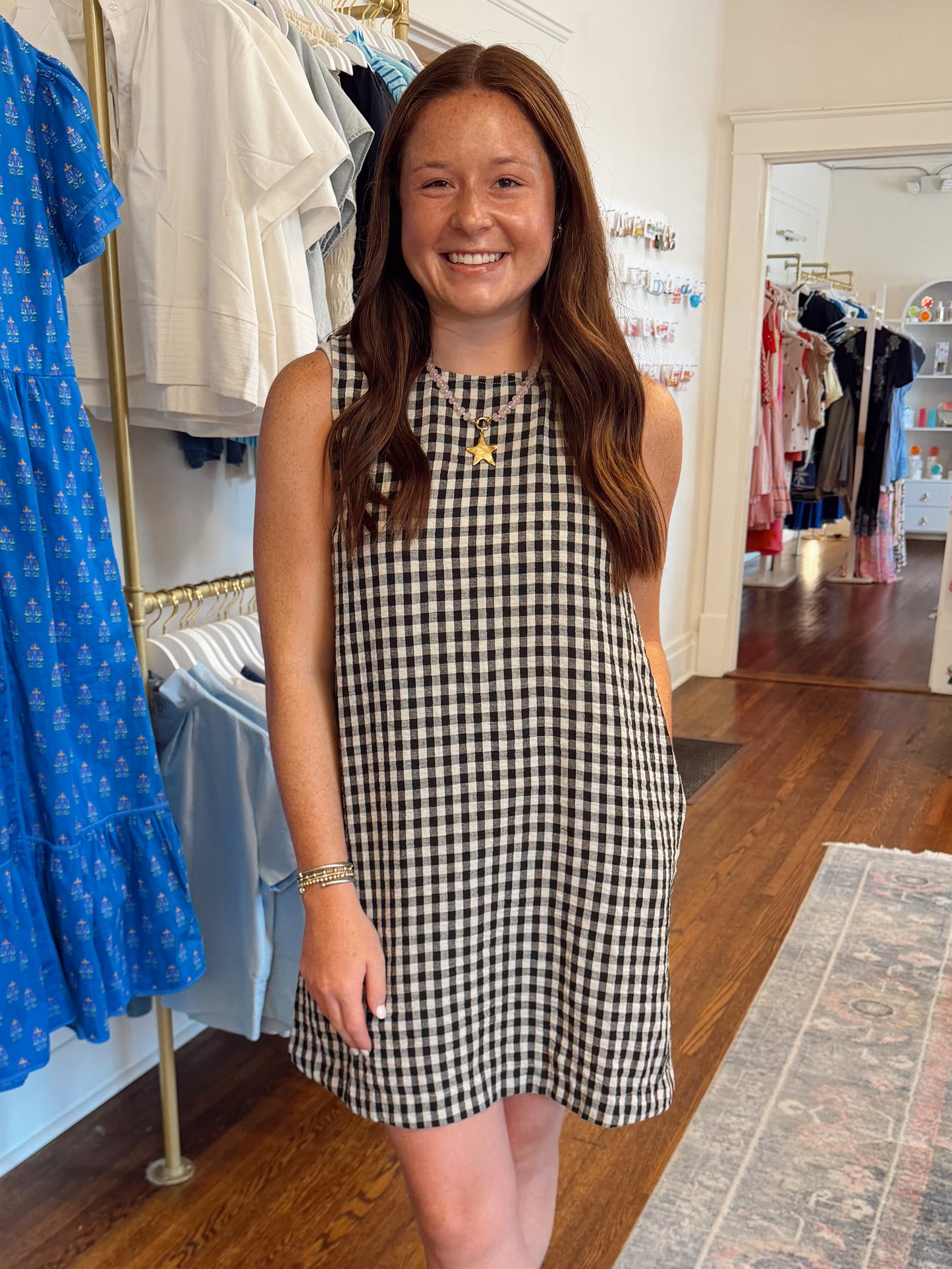 Havana Gingham Dress