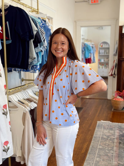 Hanna Polka Dot Top