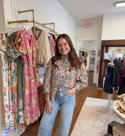 Felicity Floral Button Down