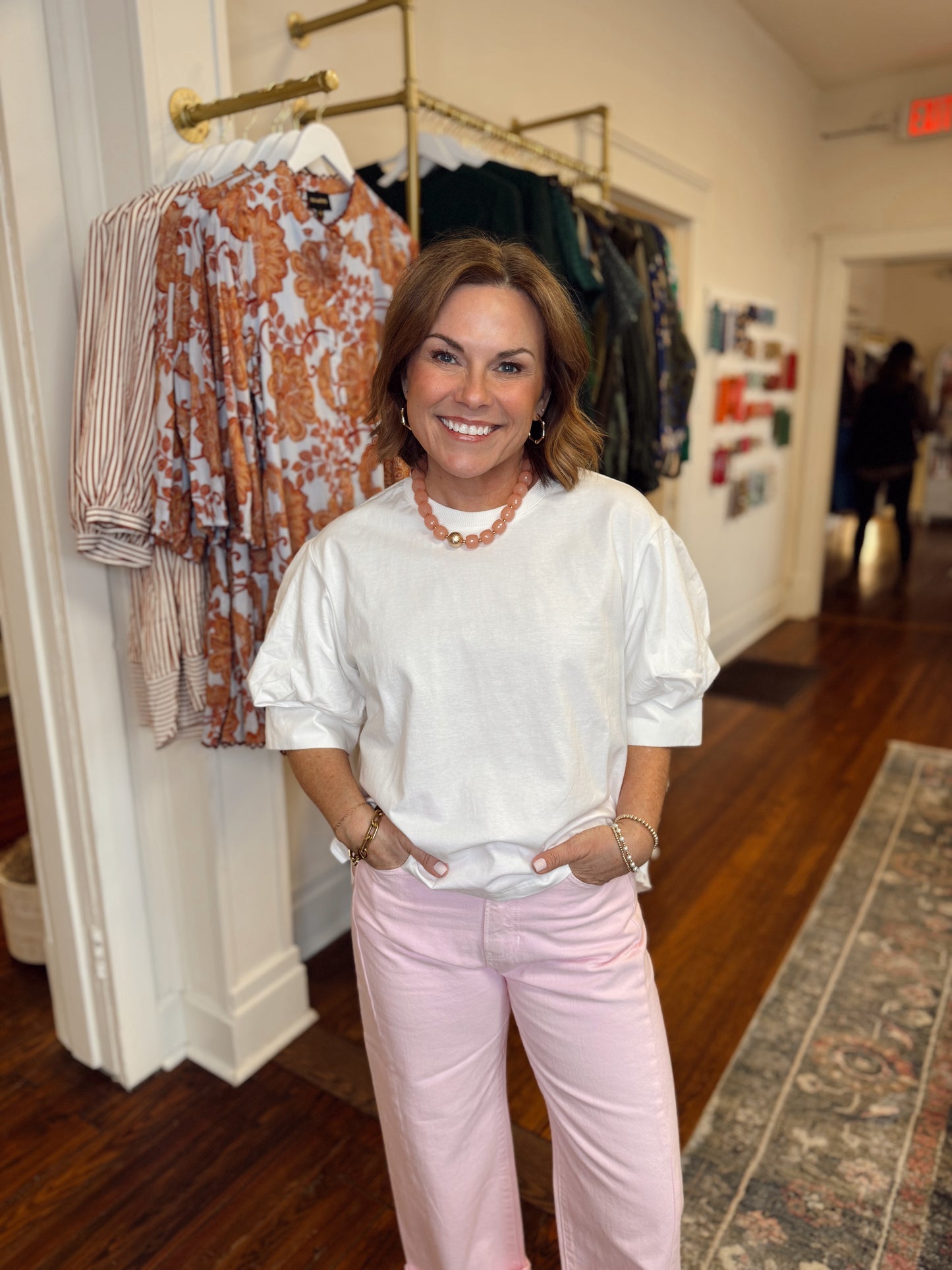 Weslee Mixed Media Top