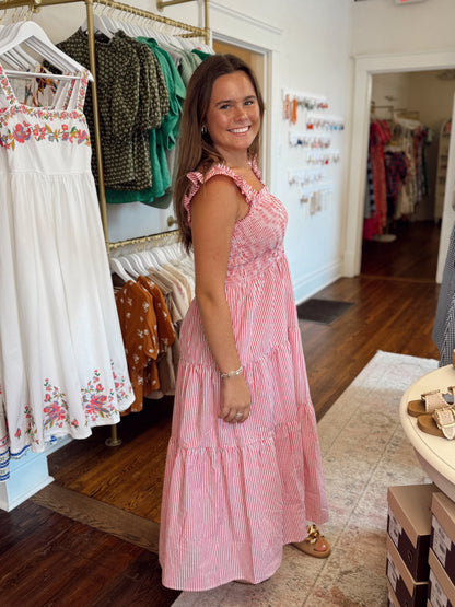 Rainier Red Stripe Maxi