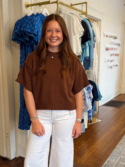 Maria Chocolate Brown Sweater
