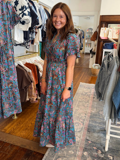Alna Button Up Floral Dress