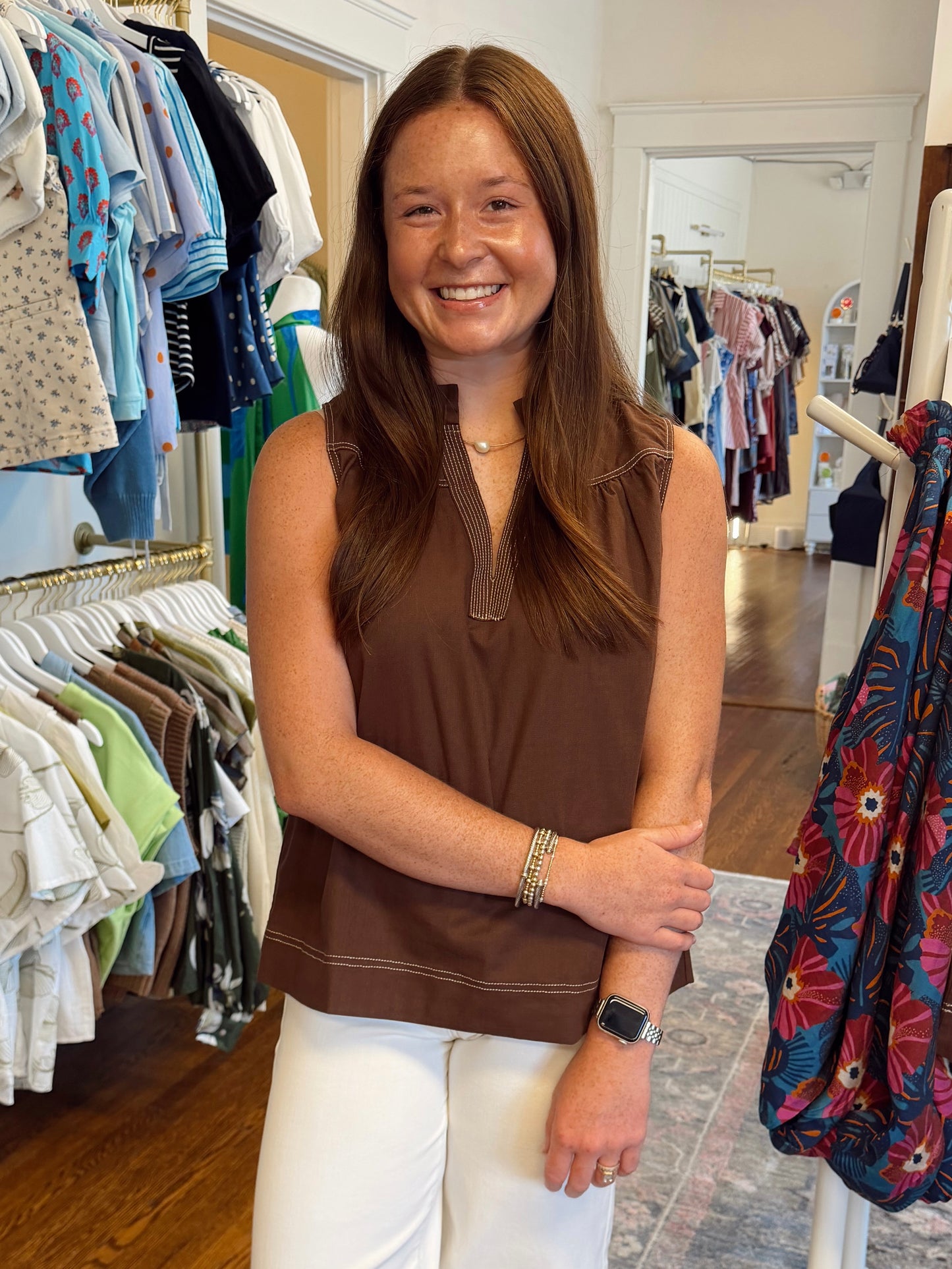 Brenna Brown Stitch Top