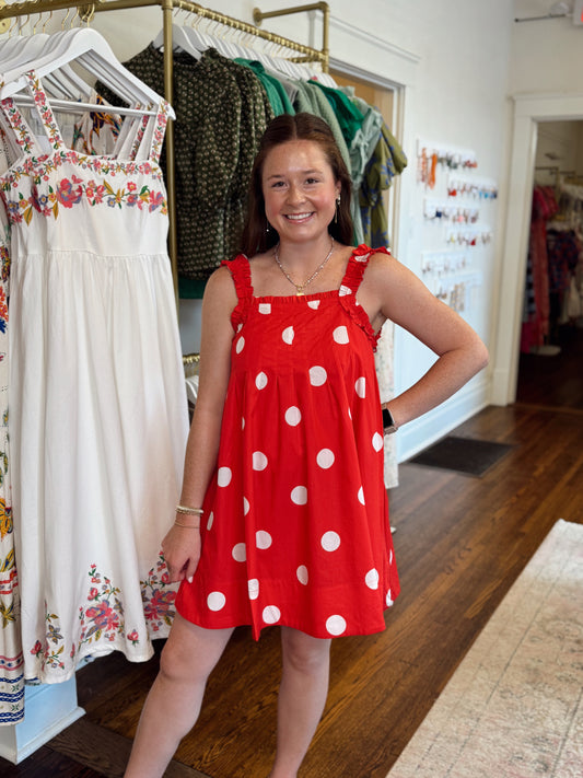 Annie Polka Dot Dress