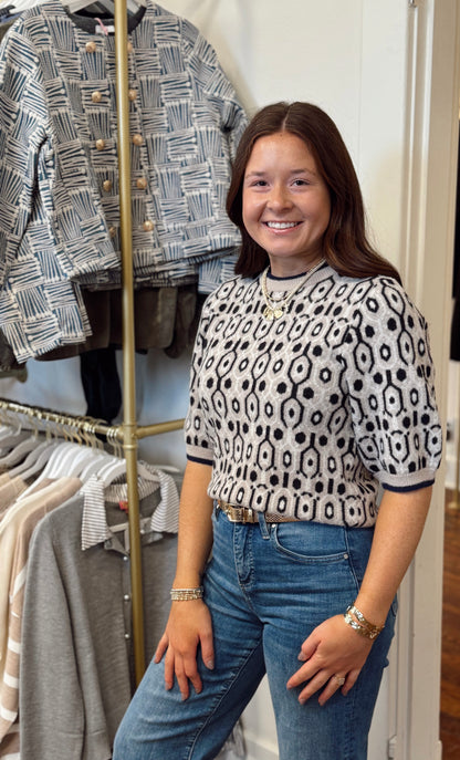 Natalia Short Sleeve Sweater