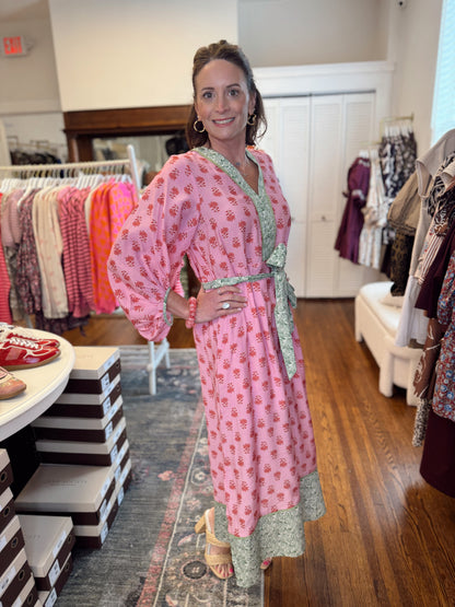 Pretty in Pink Maxi Dress