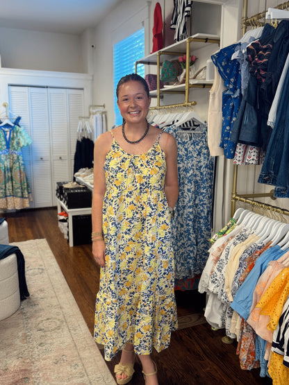 Darla Floral Textured Maxi